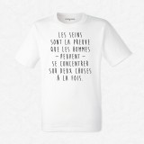 T-shirt Les seins