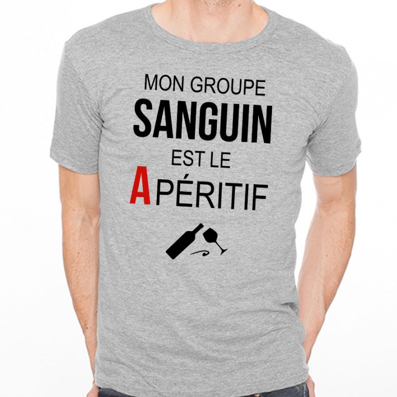 T-shirt Mon groupe sanguin