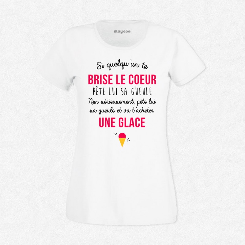 T-shirt Pète lui sa gueule