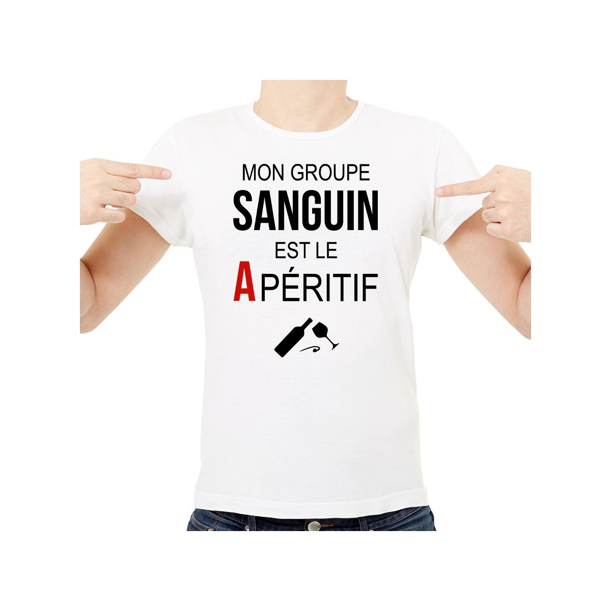 T-shirt Mon groupe sanguin