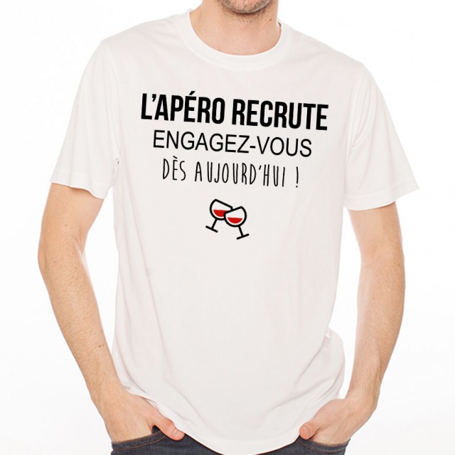 T-shirt L'apéro recrute