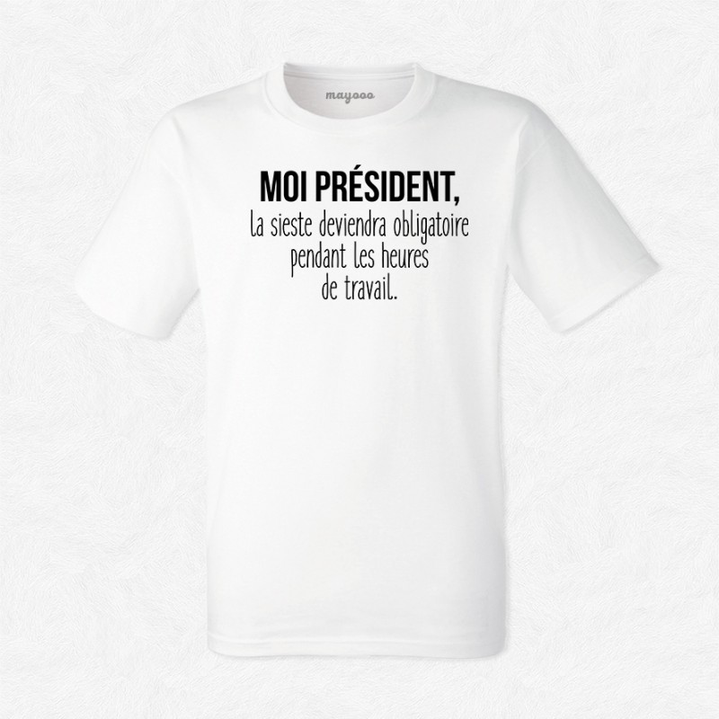 T-shirt La sieste deviendra obligatoire