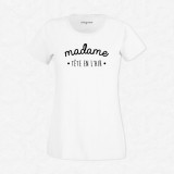 T-shirt Madame Tête en l'air