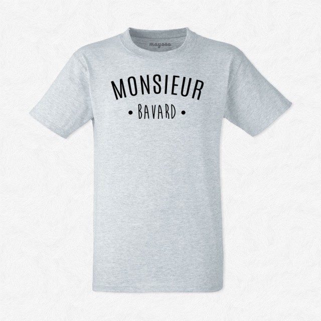 T-shirt Monsieur Bavard