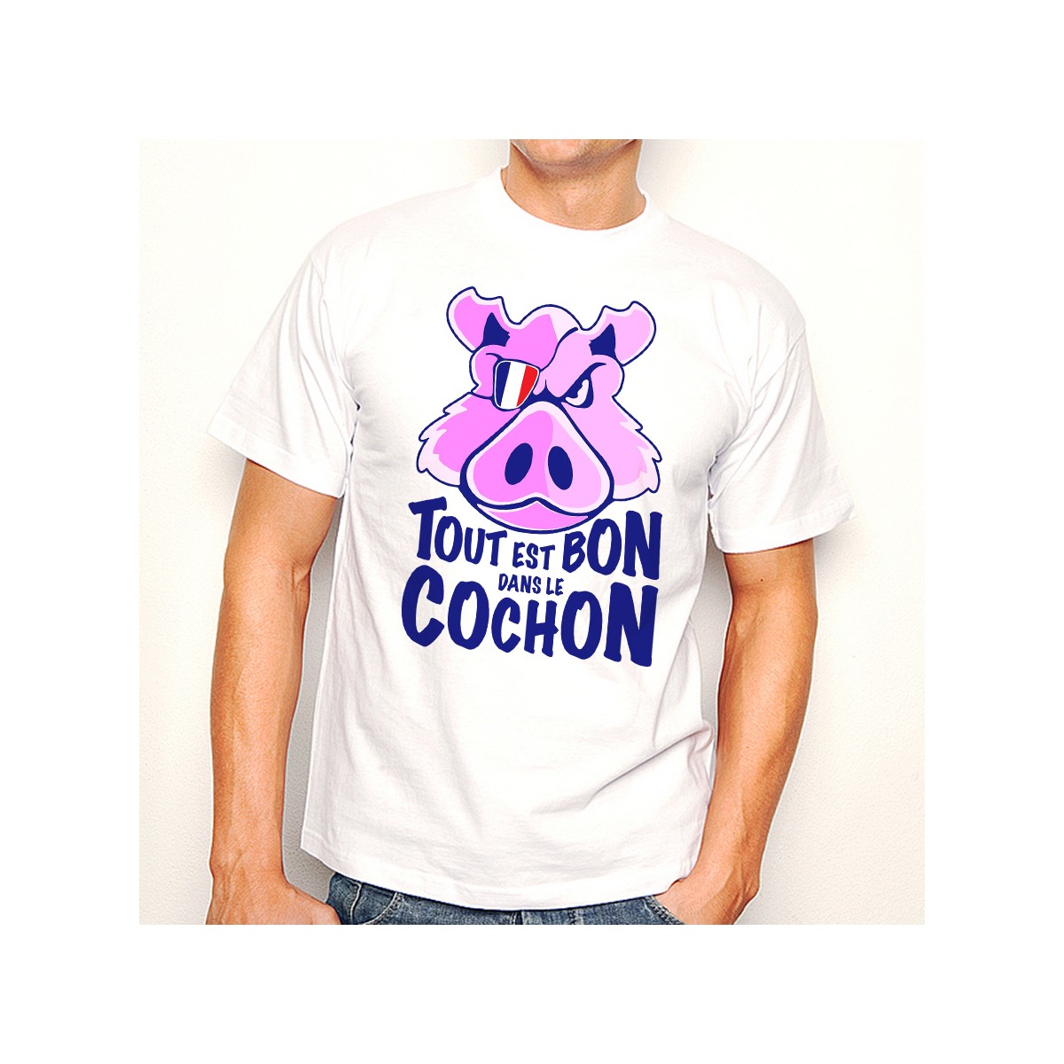 T-shirt Tout est bon dans le cochon