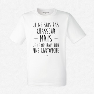 T-shirt Je ne suis pas chasseur mais..