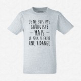 T-shirt Je ne suis pas garagiste mais..