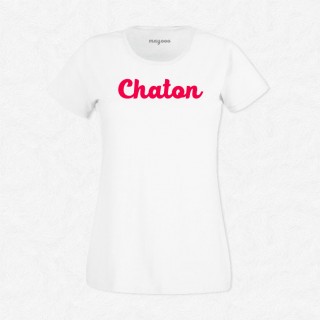 T-shirt Chaton