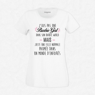 T-shirt J'suis pas une Barbie girl