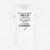 T-shirt Un verre de champagne