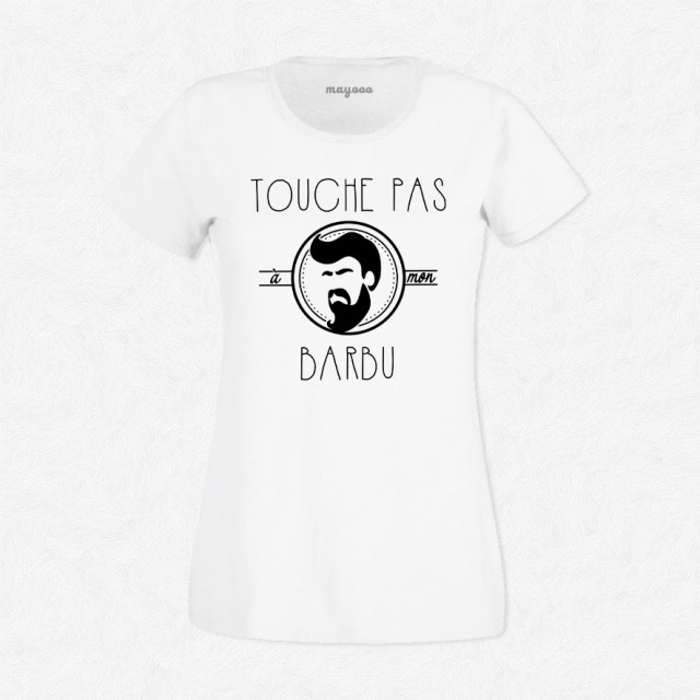 T-shirt Touche pas à mon barbu