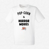 T-shirt Pop-corn and horror movies