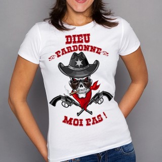 T-shirt Dieu pardonne moi pas