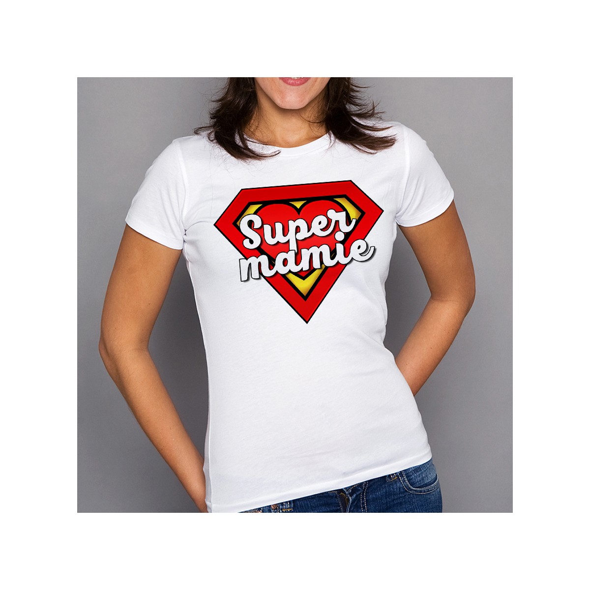 T-shirt Super Mamie