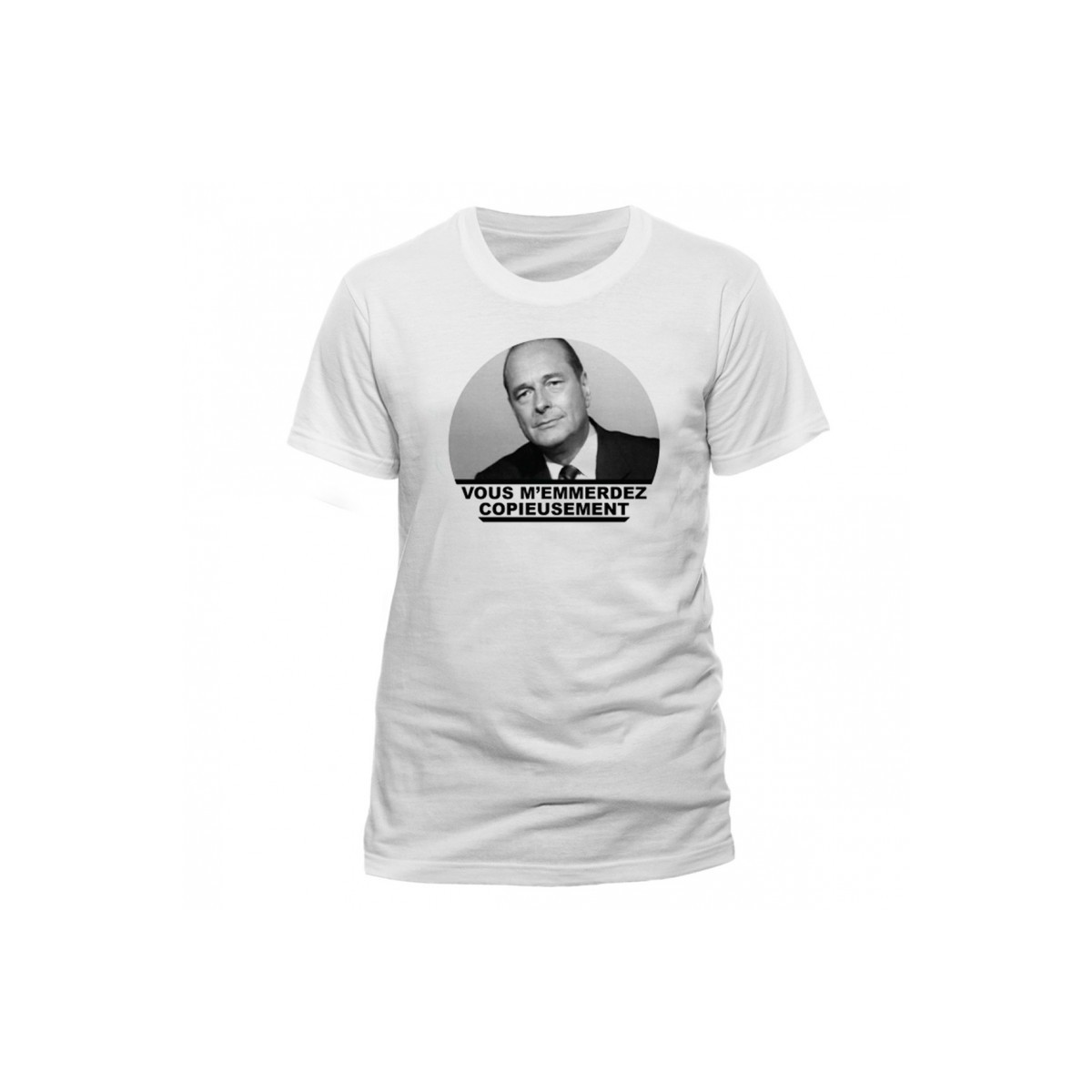 T-shirt Chirac Vous m'emmerdez