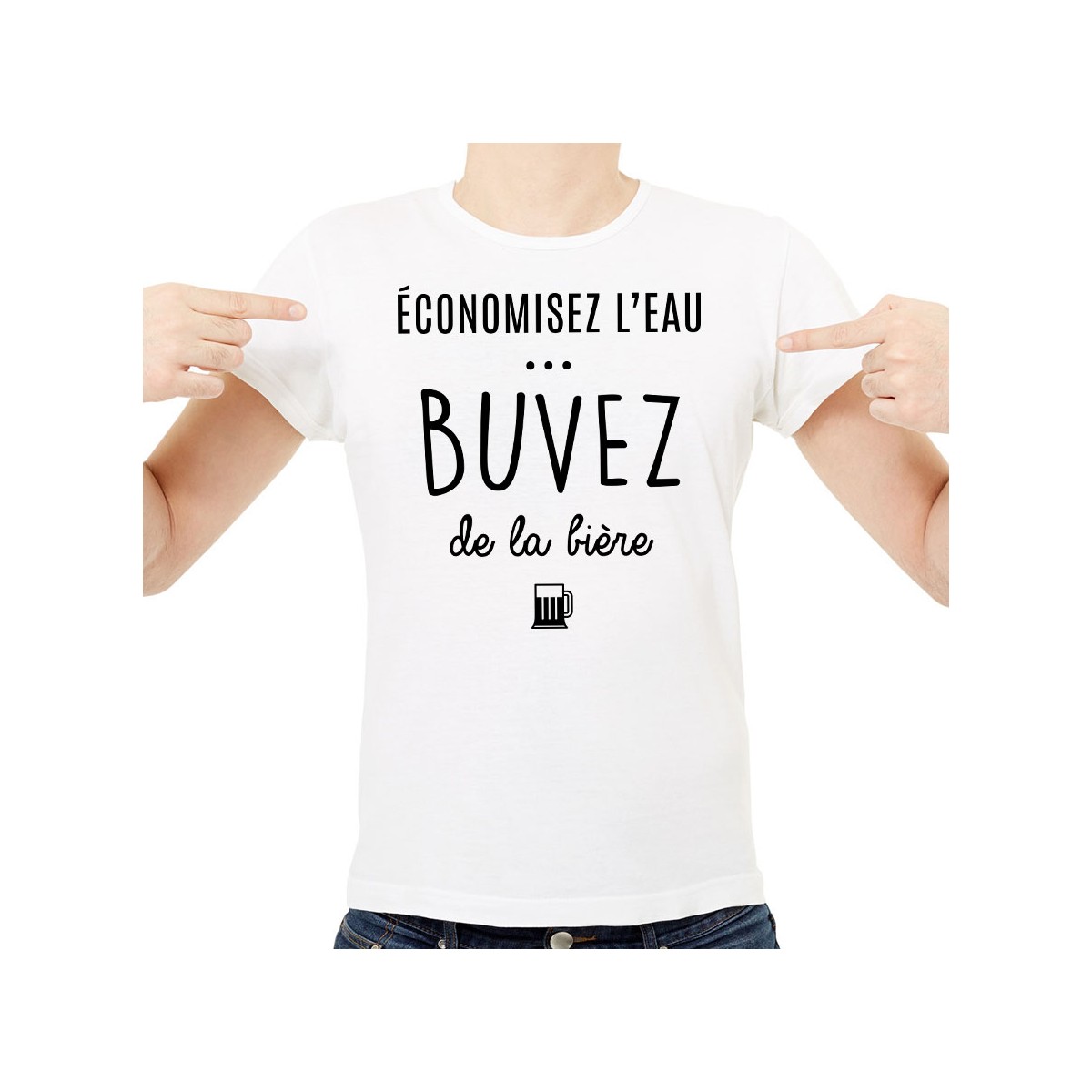 T-shirt Buvez de la bière