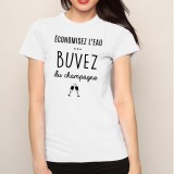 T-shirt Buvez du champagne