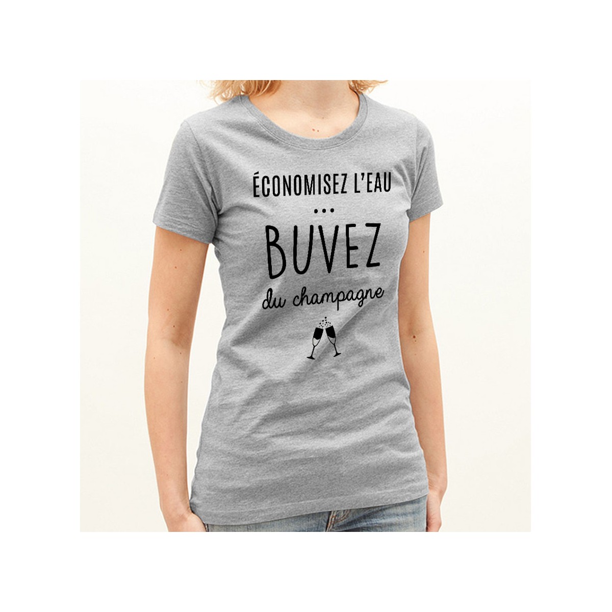 T-shirt Buvez du champagne