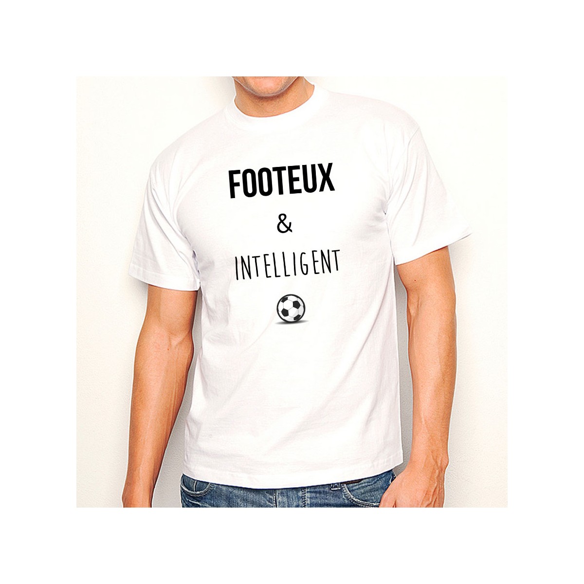 T-shirt Footeux et intelligent