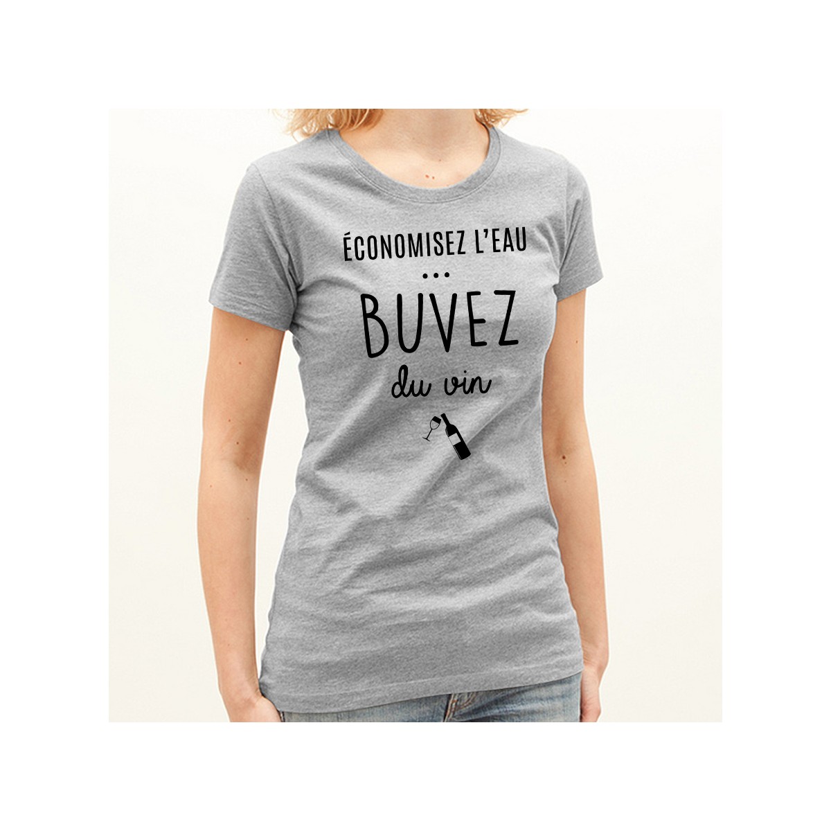 T-shirt Buvez du vin