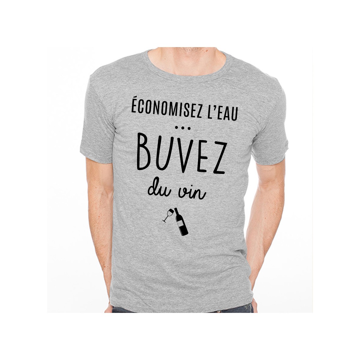 T-shirt Buvez du vin