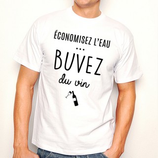 T-shirt Buvez du vin