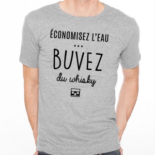 T-shirt Buvez du whisky