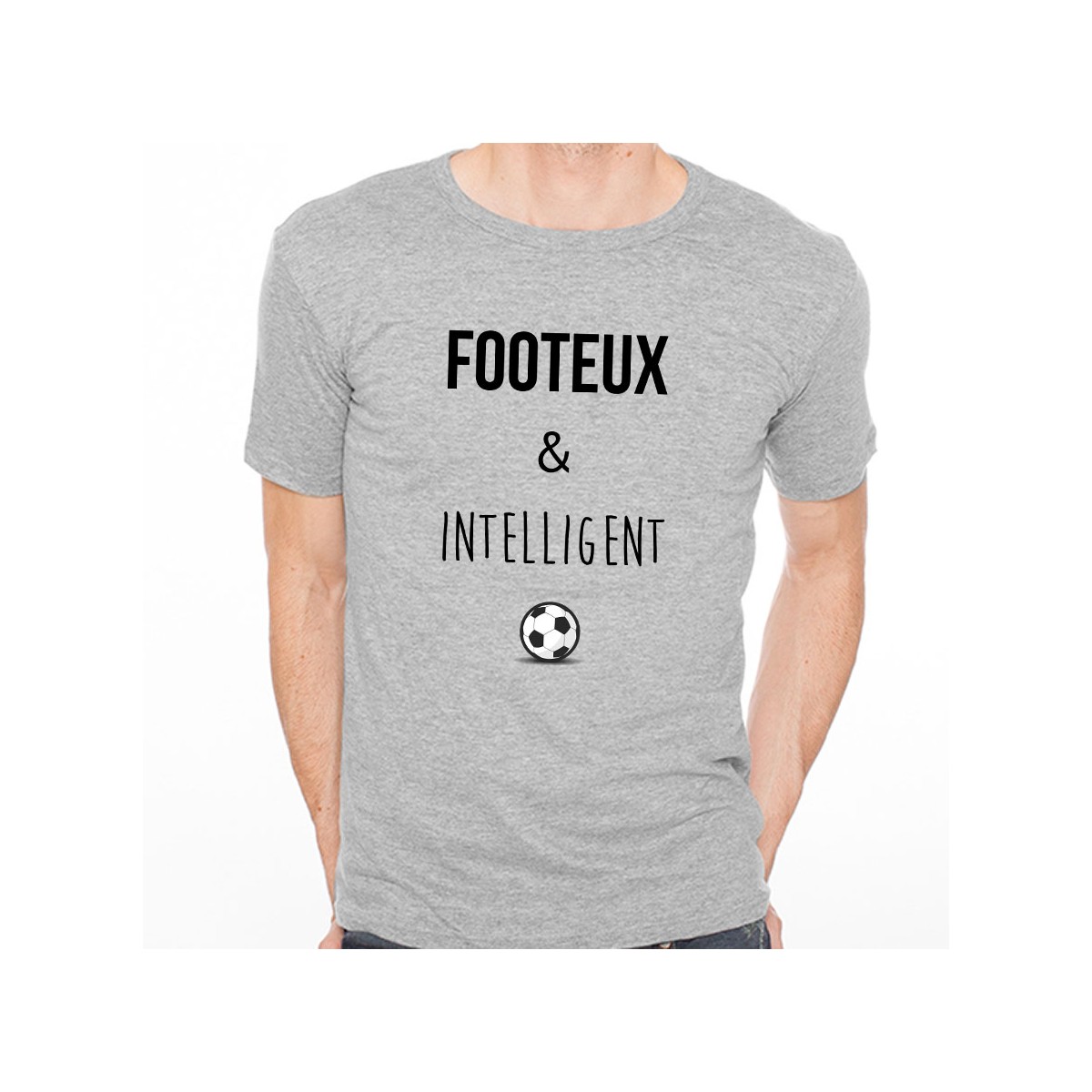 T-shirt Footeux et intelligent