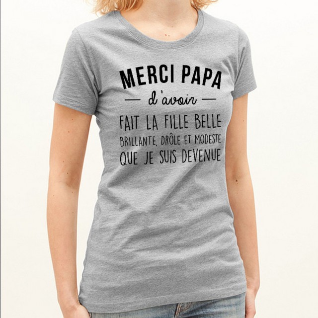 T-shirt Merci papa