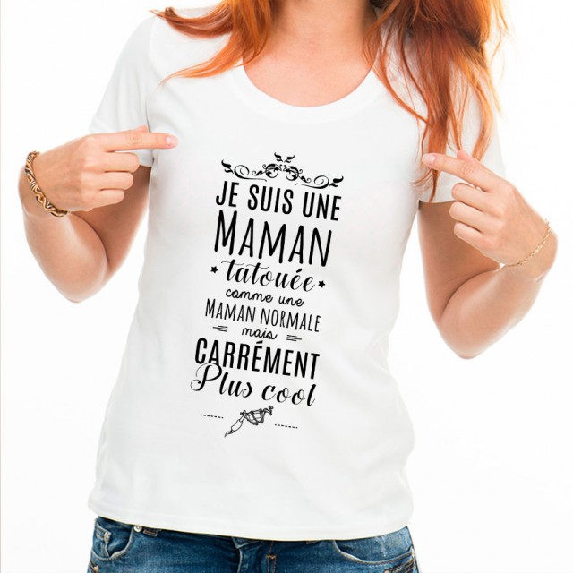 T-shirt Maman tatouée