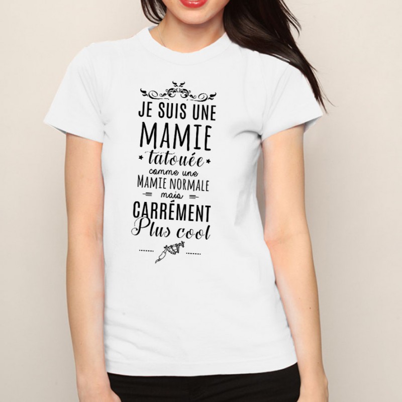 T-shirt Mamie tatouée