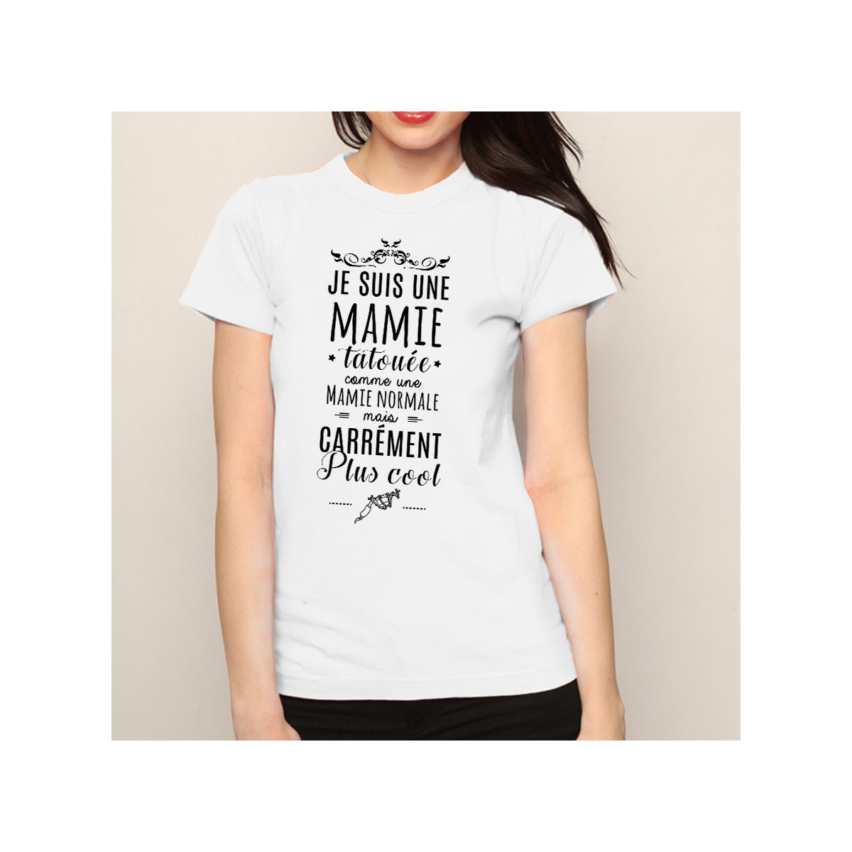 T-shirt Mamie tatouée