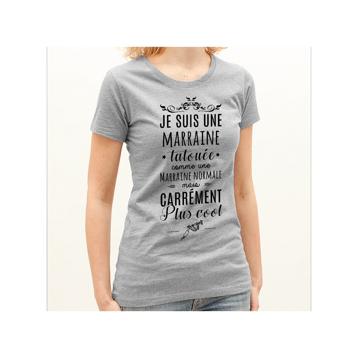 T-shirt Marraine tatouée