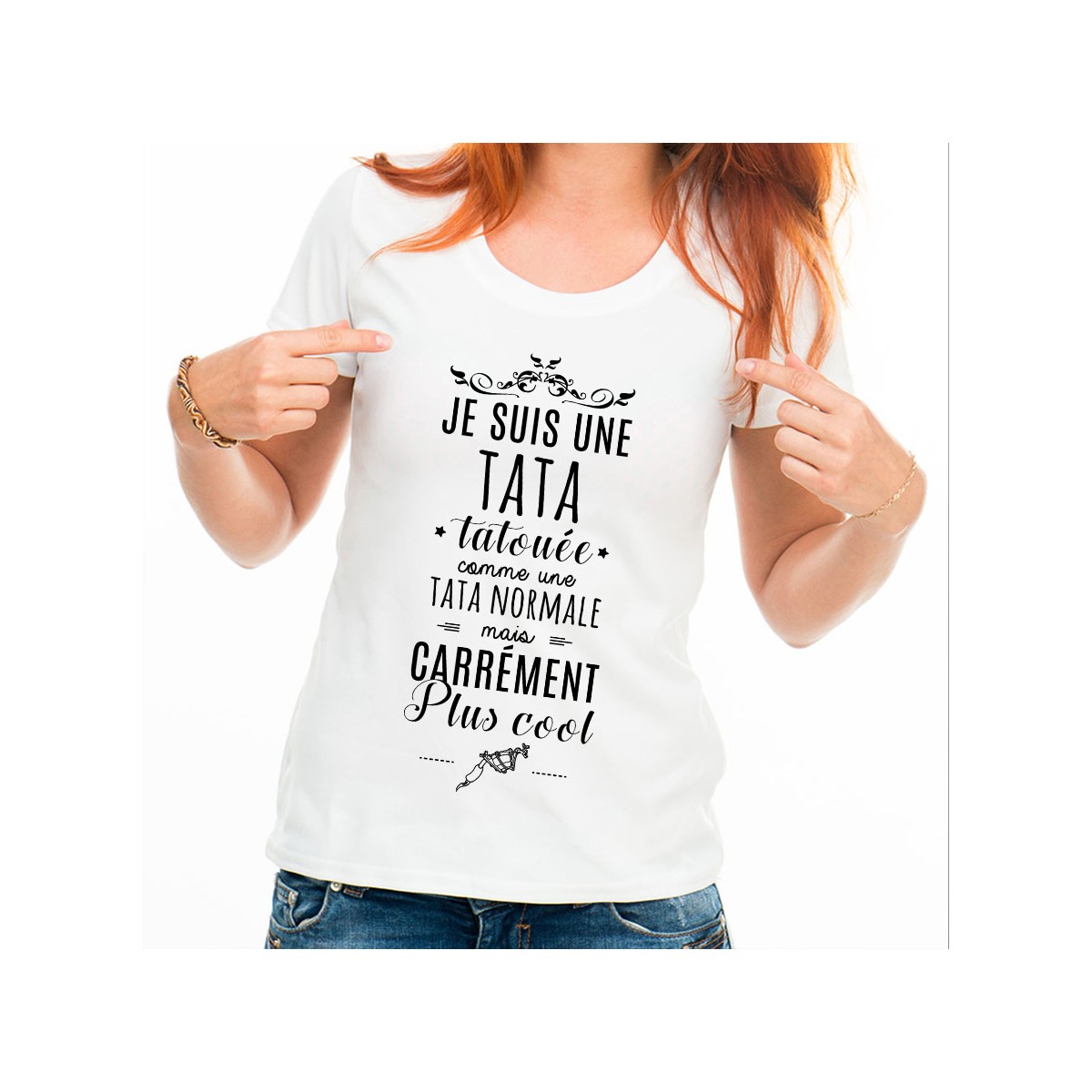 T-shirt Tata tatouée