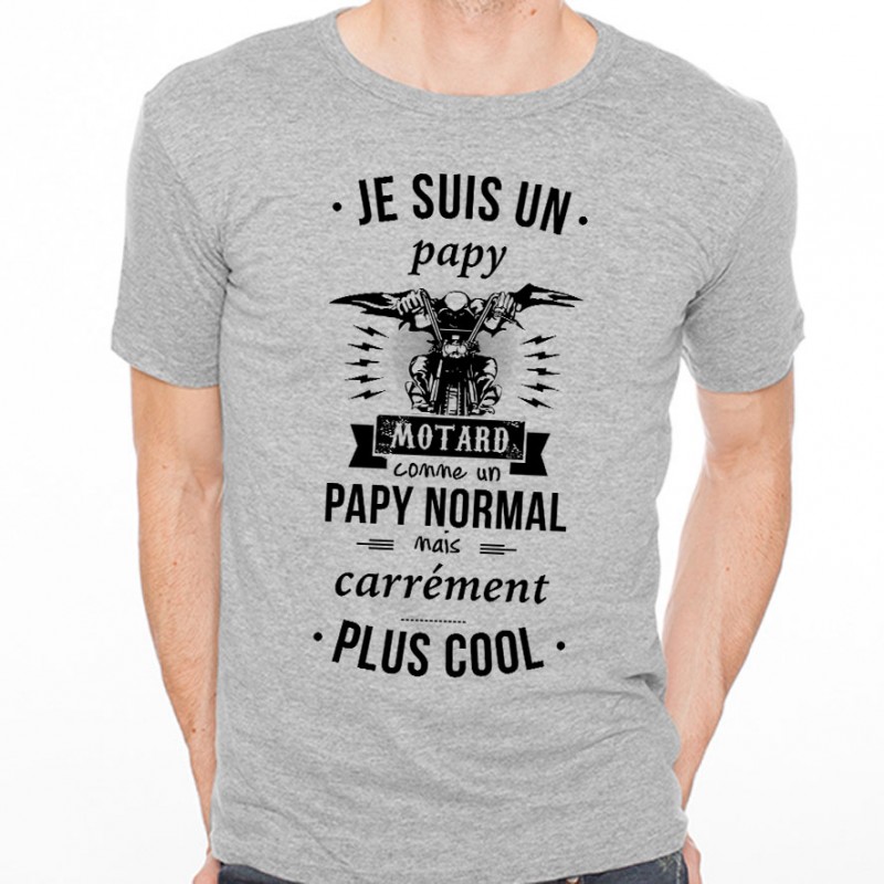 T-shirt Papy motard
