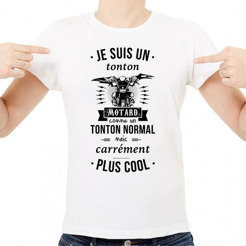 T-shirt Tonton motard