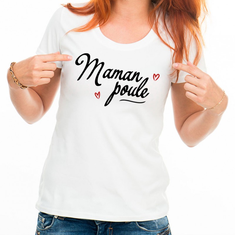 T-shirt Maman poule