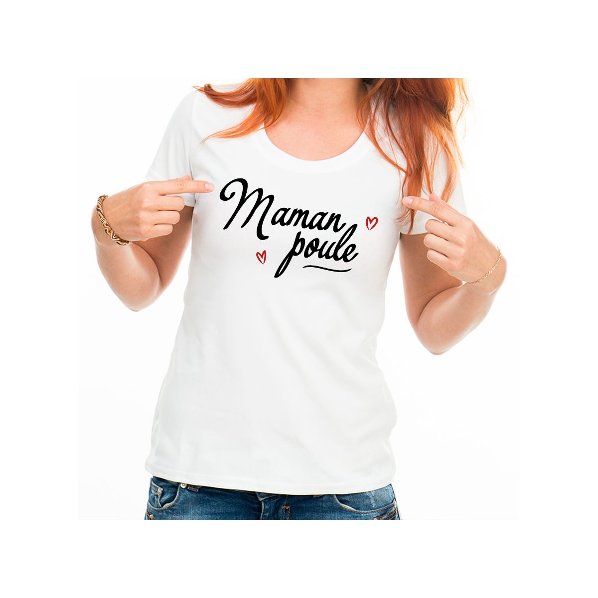 T-shirt Maman poule
