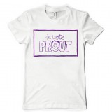 T-shirt Coluche je vote prout