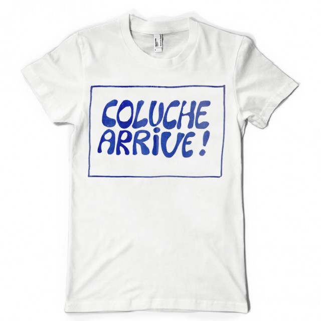 T-shirt Coluche arrive