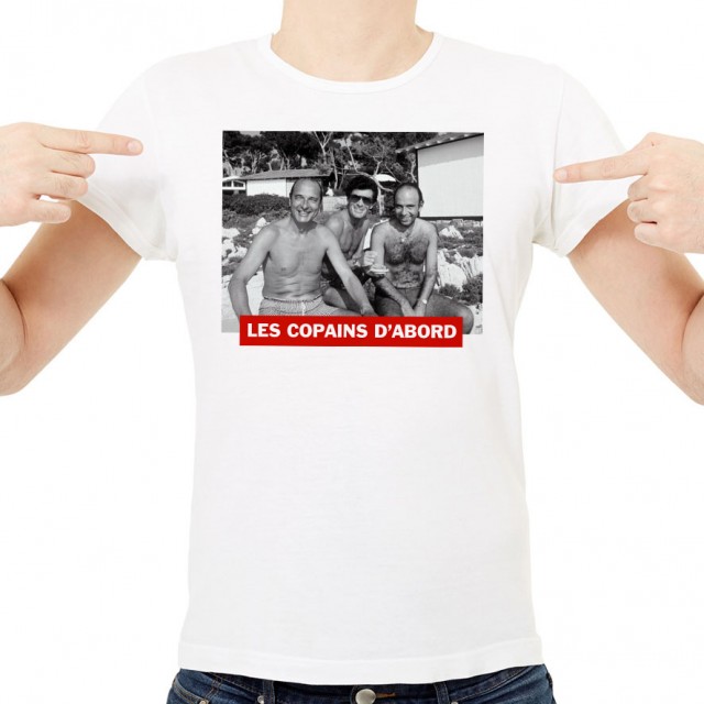 T-shirt Chirac  Les copains d'abord