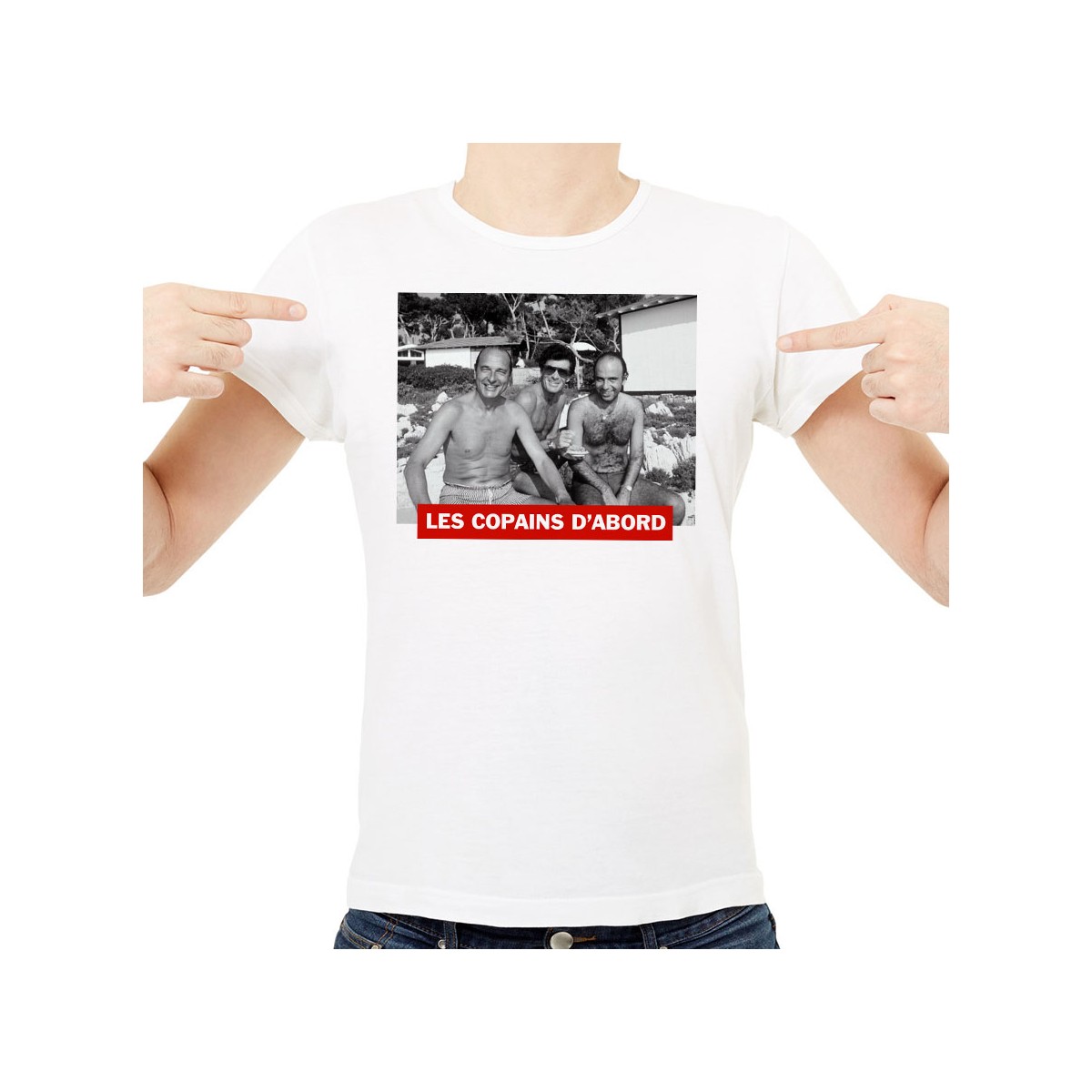 T-shirt Chirac  Les copains d'abord