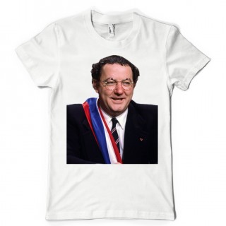 T-shirt Coluche Président bleu blanc rouge