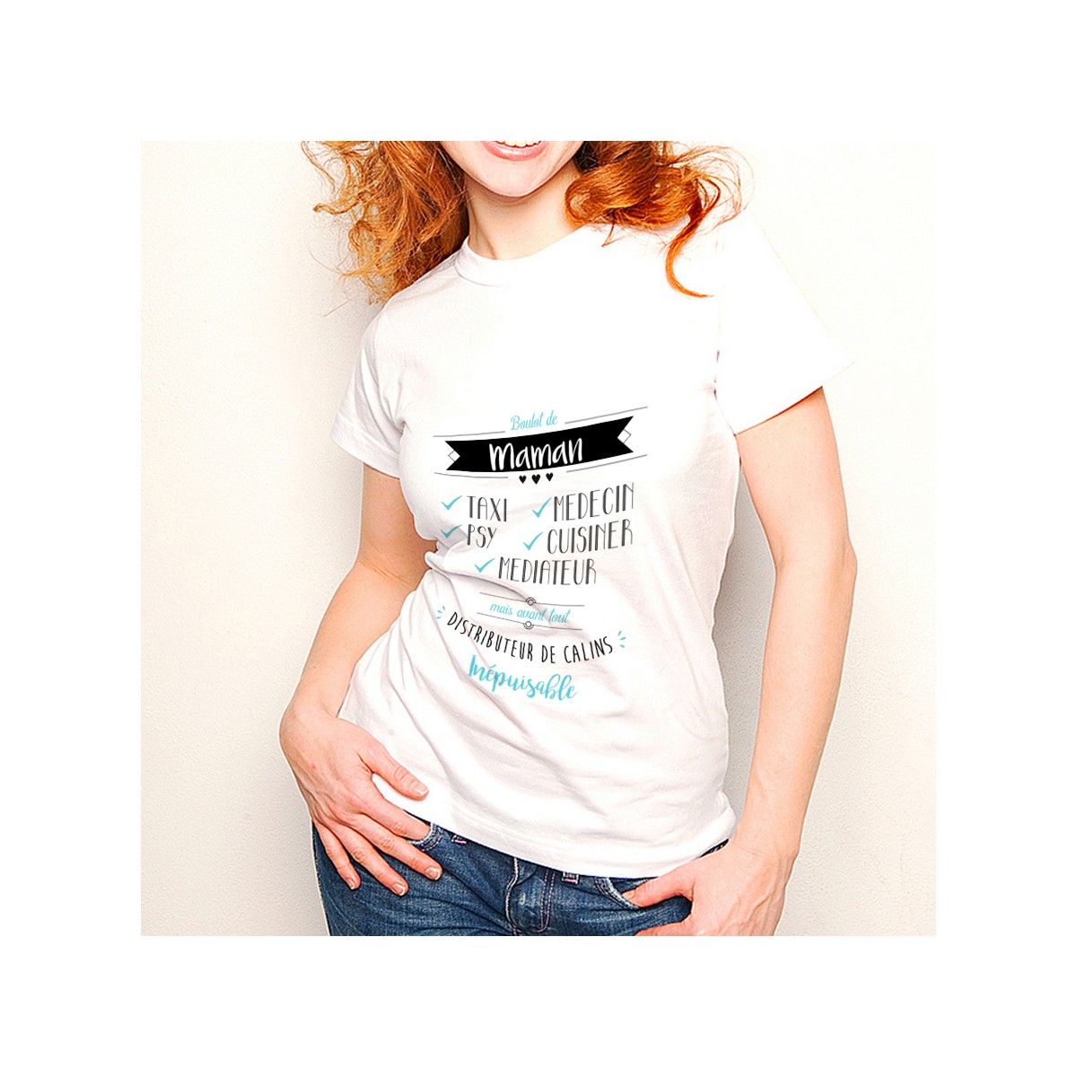 T-shirt Boulot de Maman