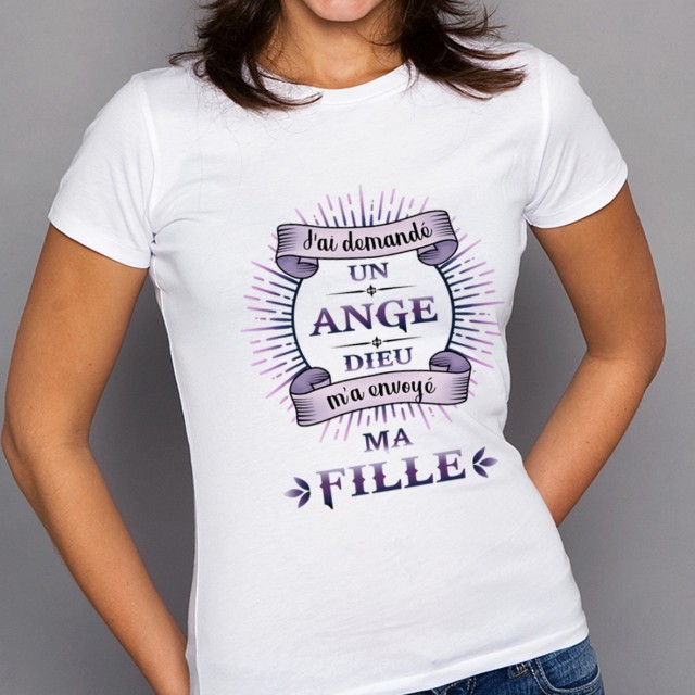 T-shirt ANGE Ma Fille