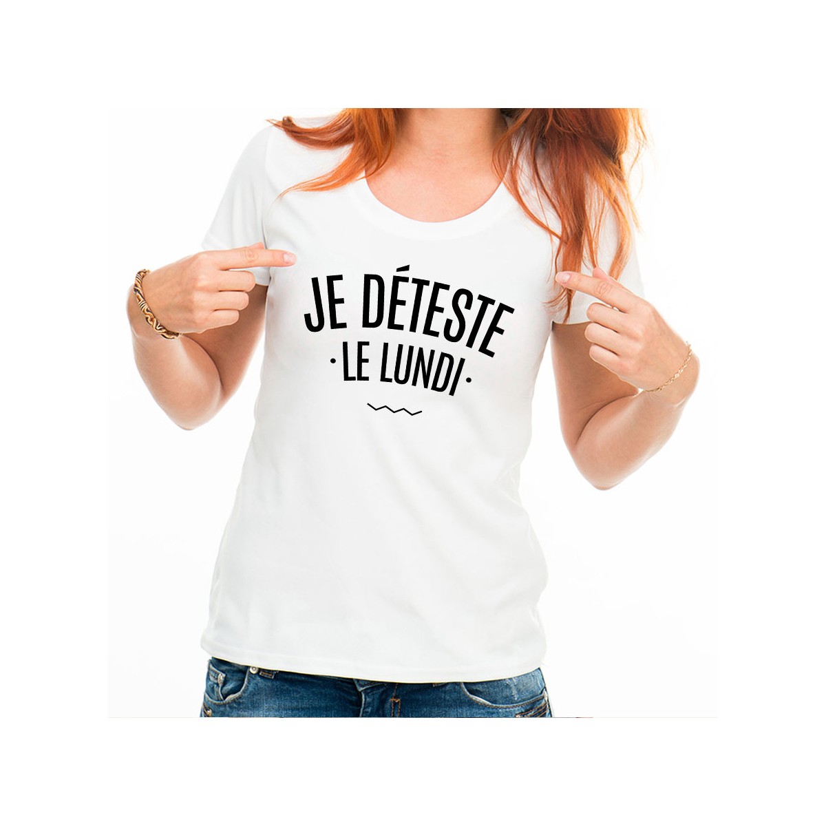 T-shirt Je déteste le Lundi