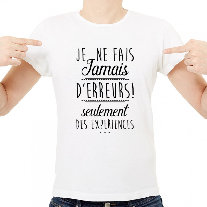 T-shirt EXPERIENCES