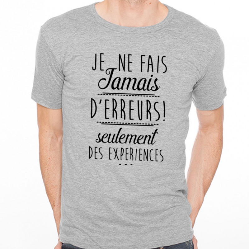 T-shirt EXPERIENCES