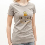 T-shirt Tout travail mérite sa bière