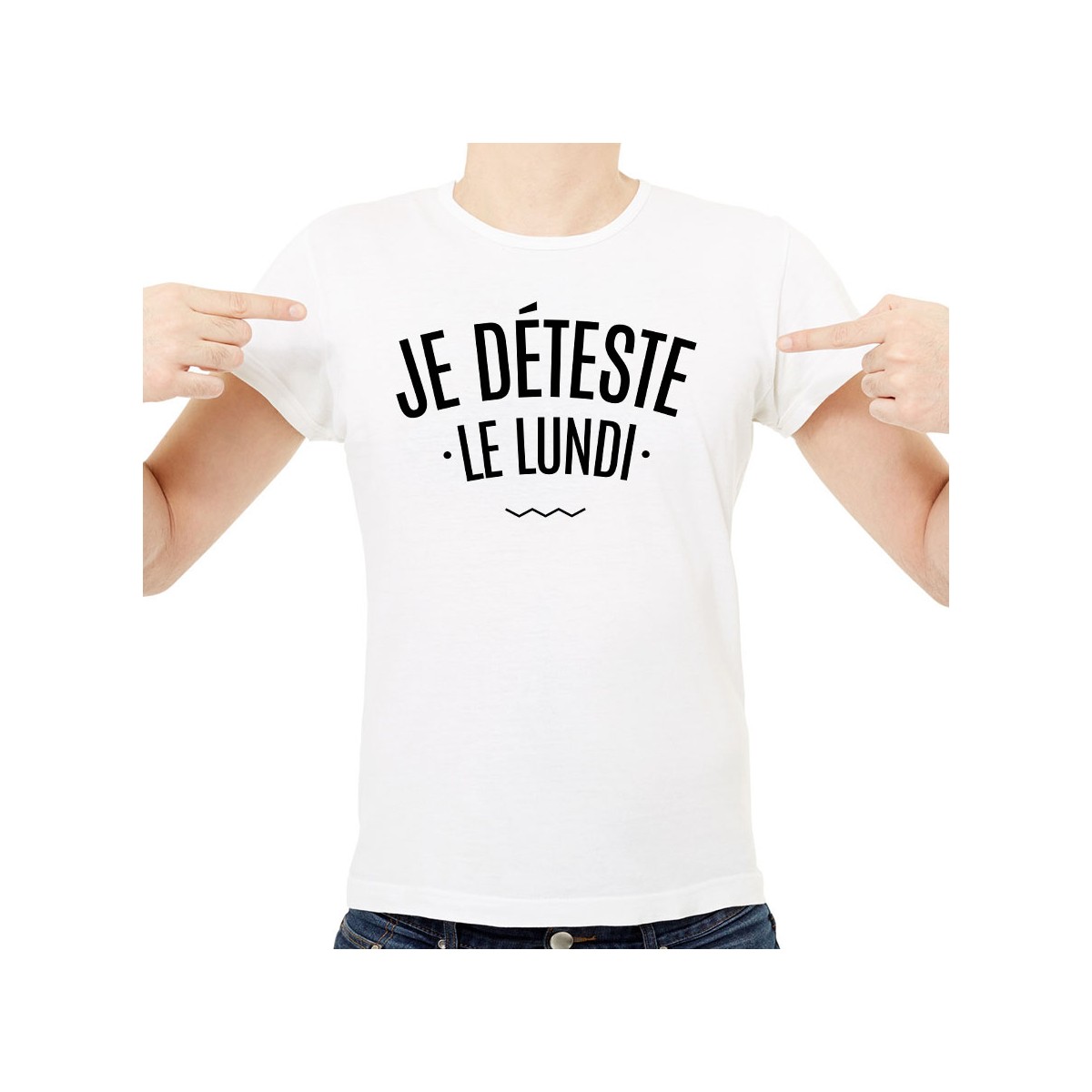 T-shirt Je déteste le Lundi